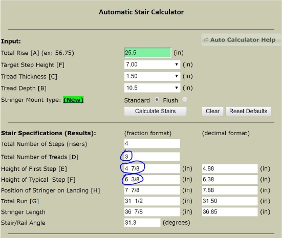 Stair Stringer Calculator / Free Spreadsheet