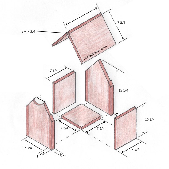 Owl House Plans Free Bird House Plans