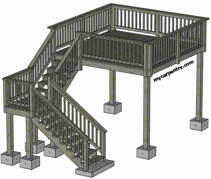 Stairs and Landings - Calculate stair rise and run - Cut 