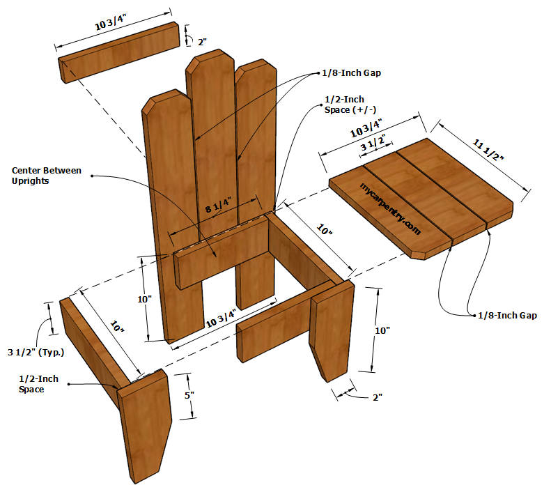 Rustic Wooden Chair